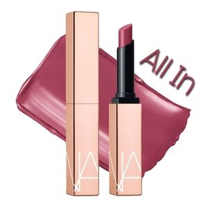 NARS Afterglow Sensual Shine Lipstick All In Bright Plum Brand New In Box